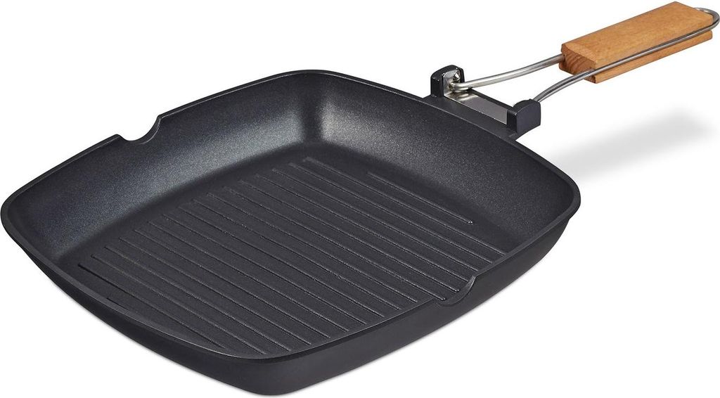 Grillpfanne mit Klappgriff