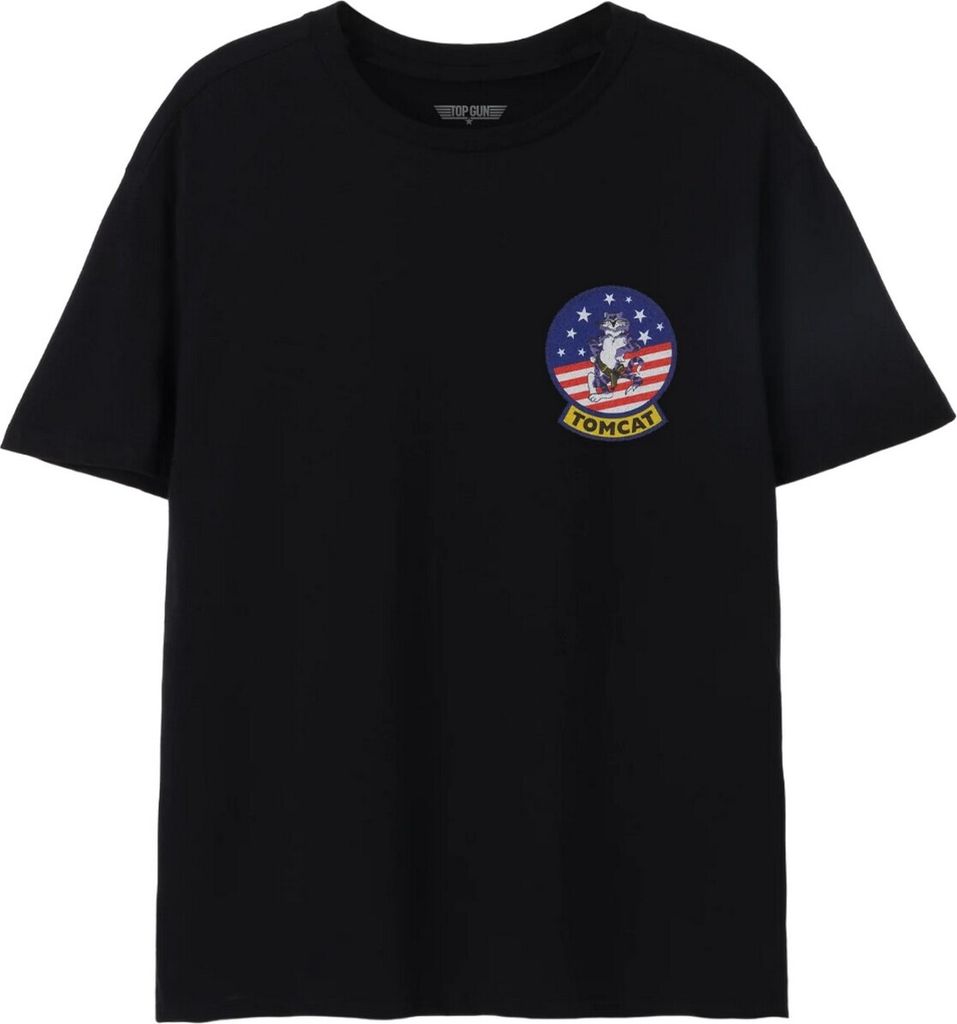 Top Gun - "Tomcat" T-Shirt für Herren NS7873 (XL) (Schwarz)