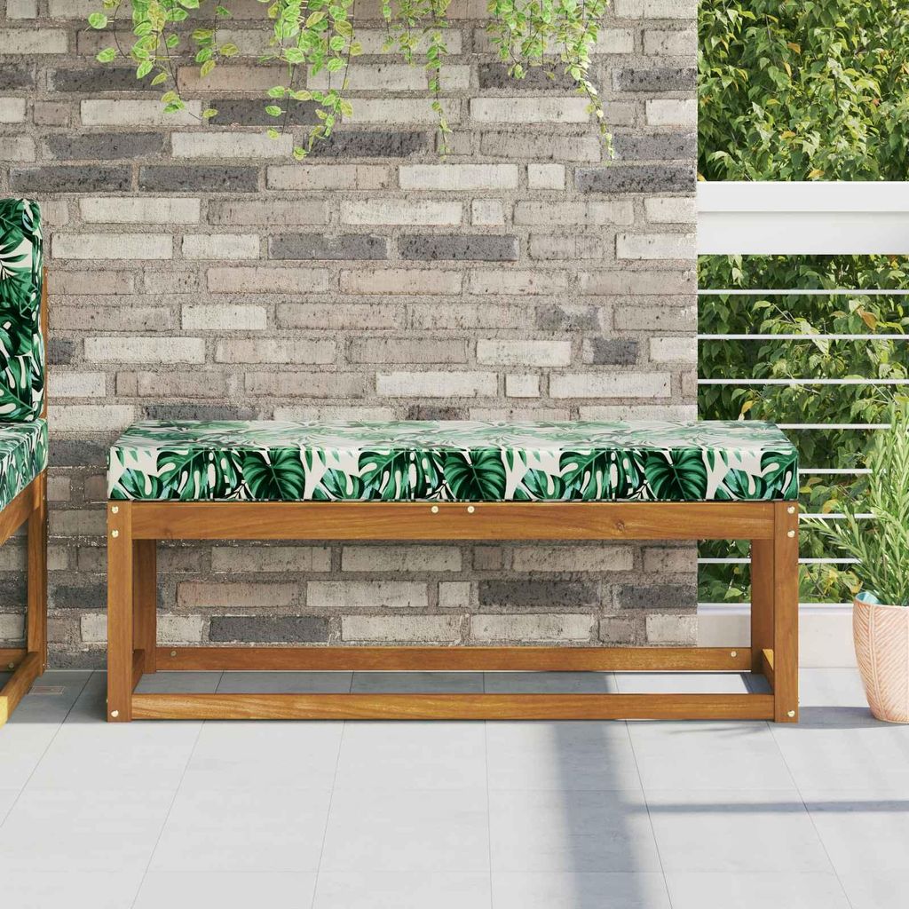 Maison Exclusive - Sitzkissen für Outdoor Tropische Blätter 111,5 x 40 x 8 cm