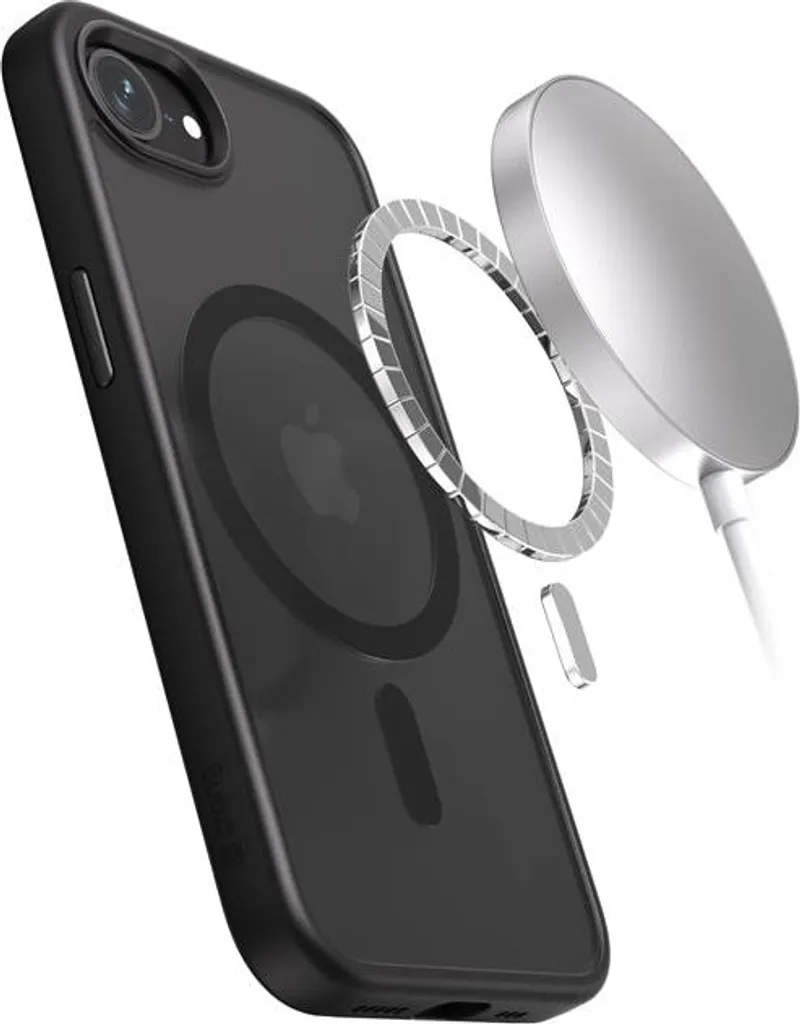 Crong MagSafe Case iPhone 16e Black - La Cover per la Giungla Urbana