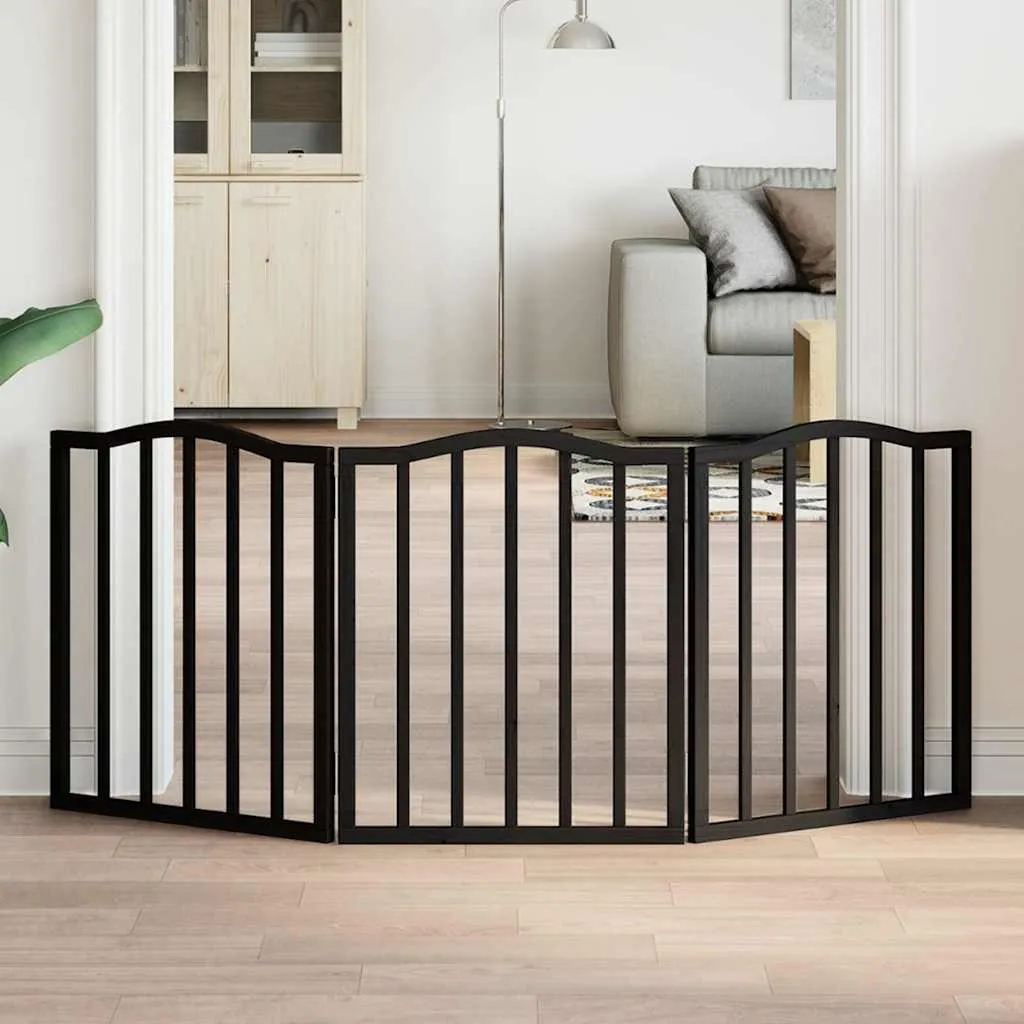 Barriera Cani Pieghevole 150 cm Nero Octo7190403 - Divisorio Interno