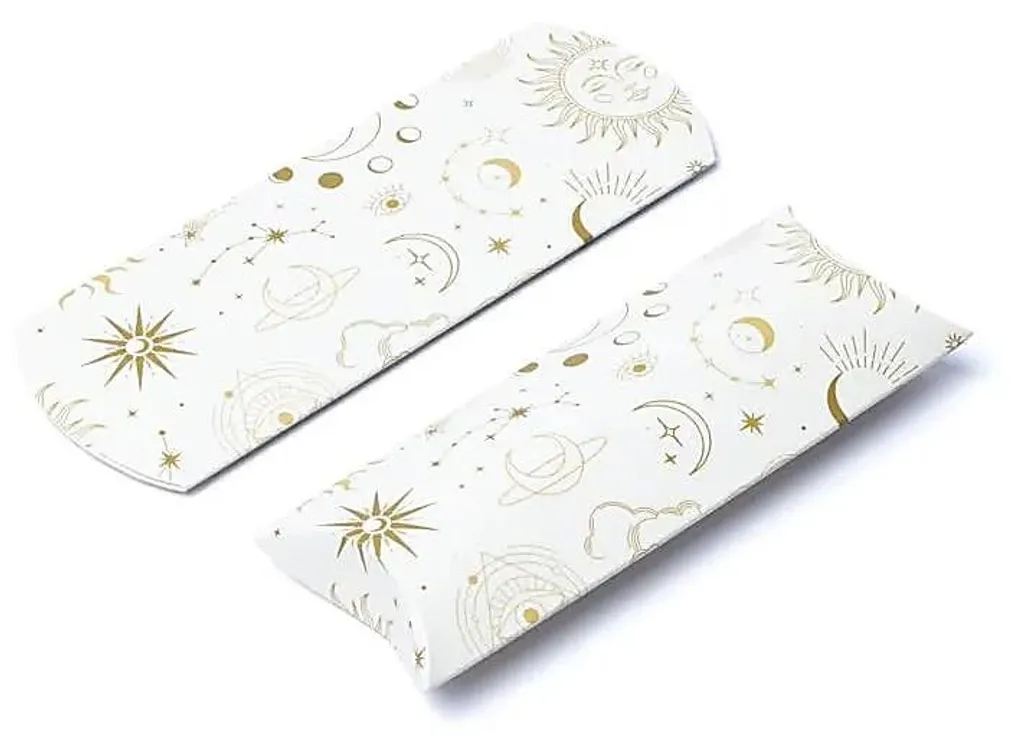 Pochon Cadeau Astrologie Format Oreiller 12x6cm - 20 Boîtes de Rangement
