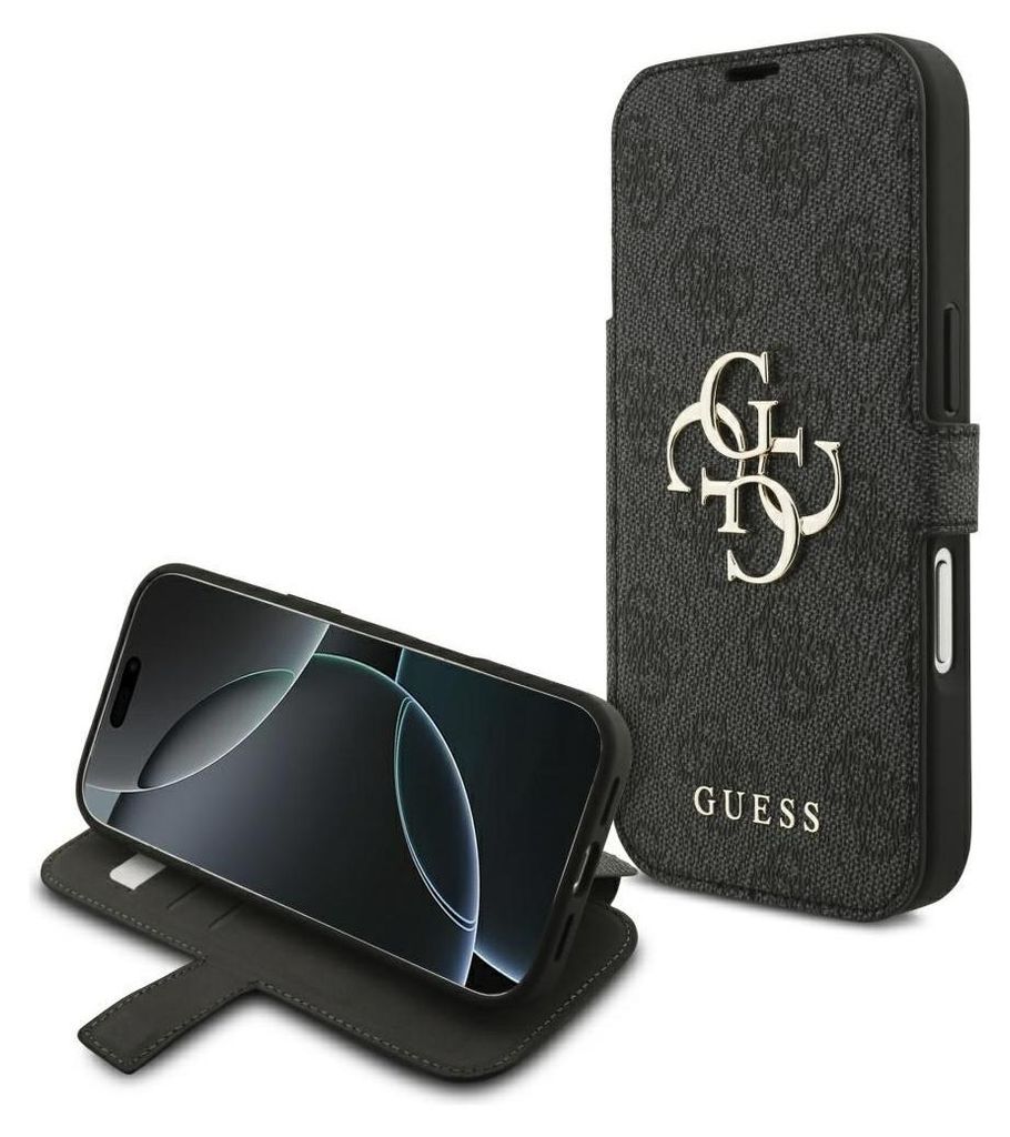 Etui Guess Book 4G Metal Logo Do Iphone  17 Pro Czarny Zdjęcie produktu 
