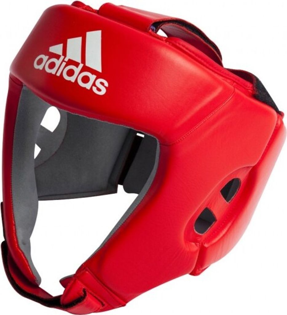 adidas IBA Boxing Head Guard red L