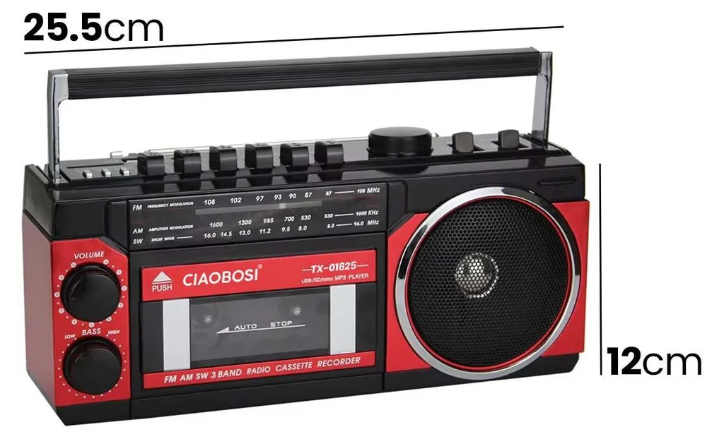 Poste radio cassette multibande avec récepteur Bluetooth intégré - 3