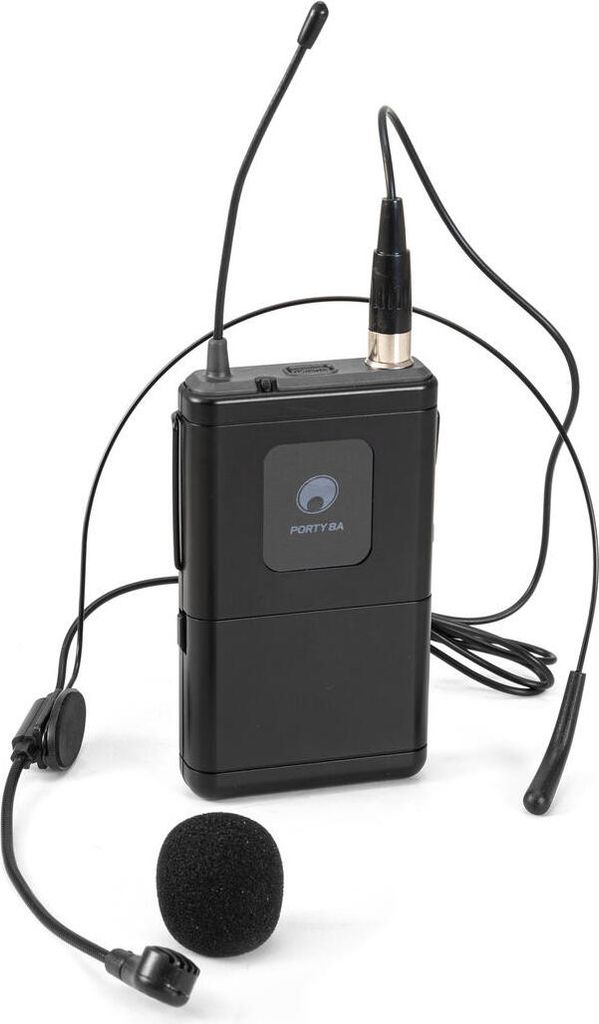 OMNITRONIC PORTY-8A Taschensender + Kopfbügelmikrofon 863,1MHz (13107011)