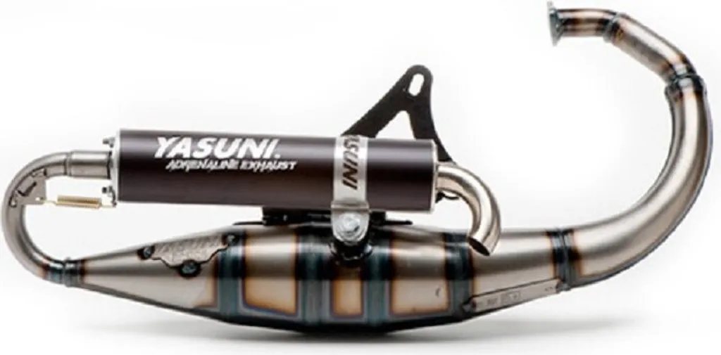 Système d'échappement complet Yasuni R pour Scooter Acier et Alu Noir