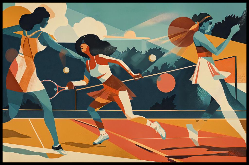 Plakat 91,5x60cm Meisterinnen des Platzes