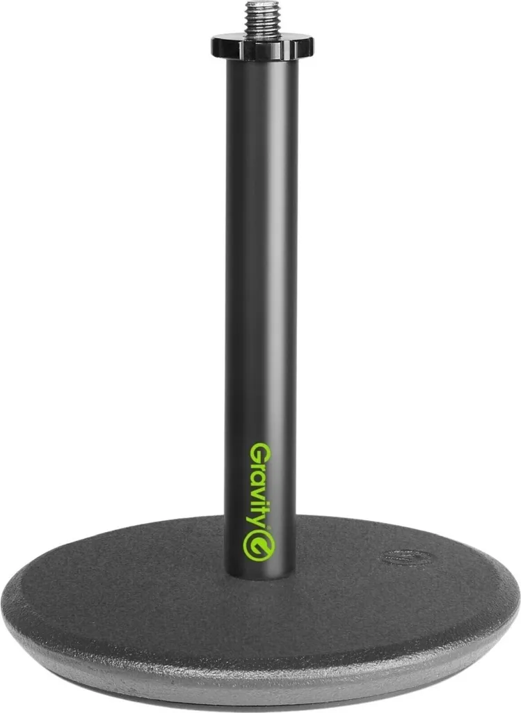 Support de microphone de table réglable avec base lestée noire - S100 - 2