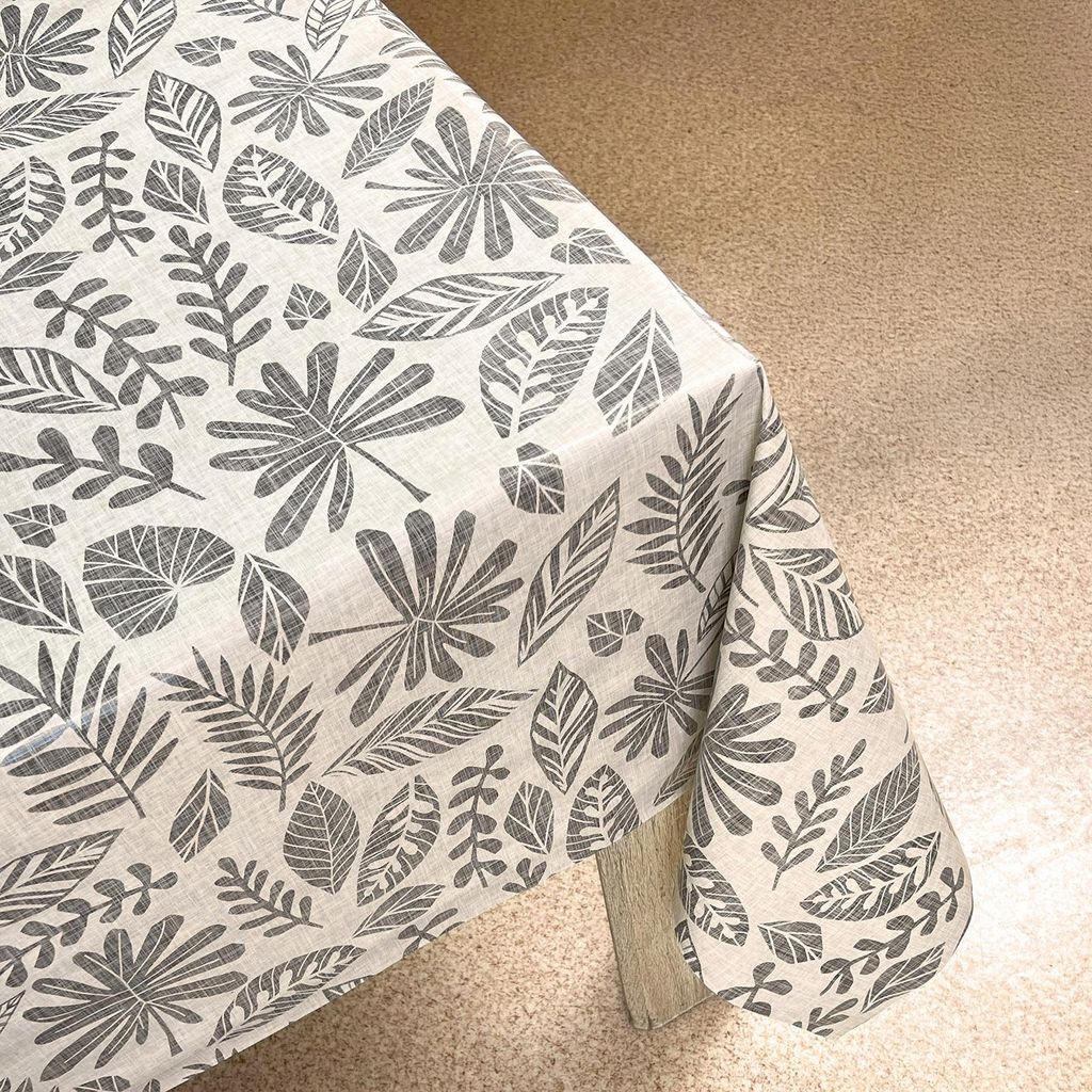 Wachstuchtischdecke 140x120 cm - Herbarium - Wachstischdecke mit wasserabweisender und lebensmittelecht PVC-Beschichtung - Outdoor-Tischdecken für...