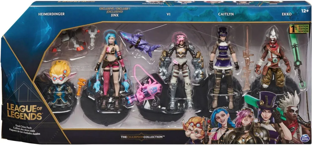 Set de 5 Figurines League of Legends Idéal pour Cadeau ou Décoration
