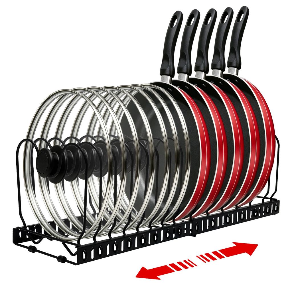 Topfdeckelhalter,Erweiterbarer Deckelhalter Produktbild 