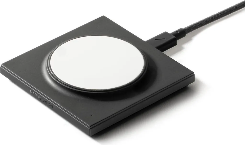Chargeur magnétique sans fil pour bureau Native Union Drop Noir discret