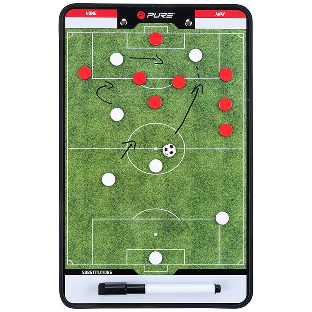 Pure2Improve Oboustranná trenérská deska Fotbal 35×22 cm Obrázek produktu 