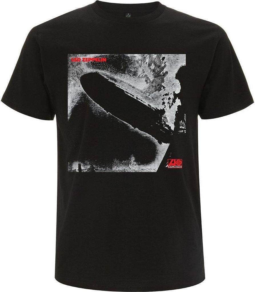 Led Zeppelin - "1 Remastered Cover" T-Shirt für Herren/Damen Uni RO915 (M) (Schwarz)