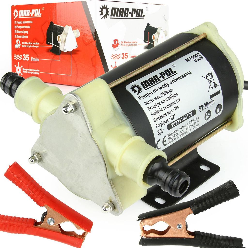 Elektrische Wasserpumpe 12V 1/2" UNIVERSALPUMPE Pompa diesel Heizölpumpe