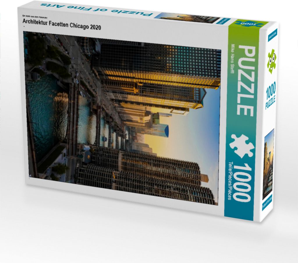 CALVENDO Puzzle Ein Motiv aus dem Kalender Architektur Facetten Chicago 2020 | 1000 Teile Lege-Größe 64x48cm Foto-Puzzle für glückliche Stunden