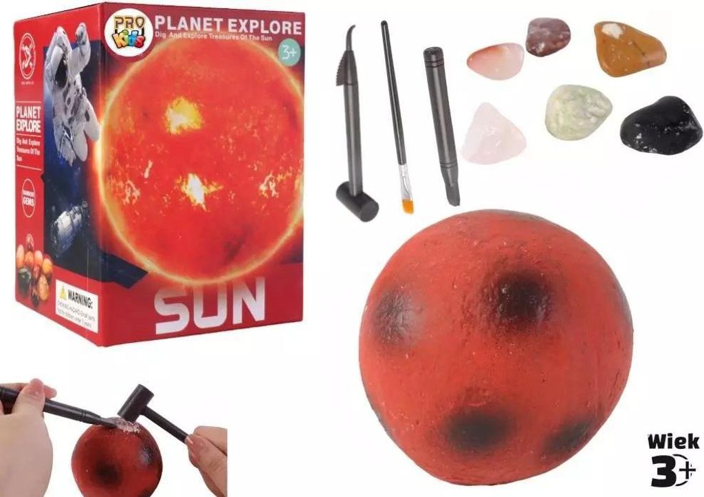 Mineralienabbau Planet Sonne