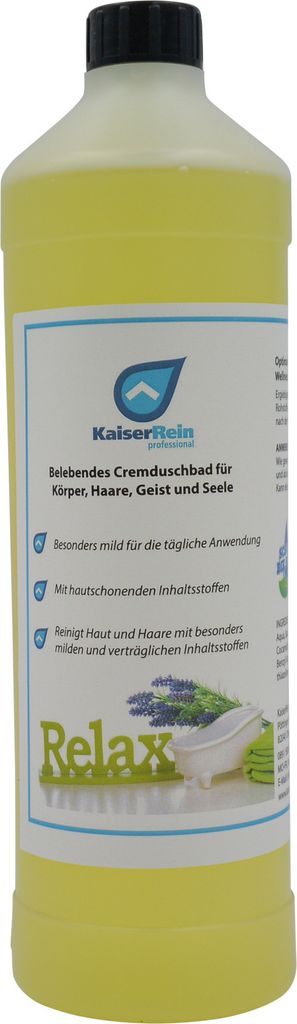 KaiserRein Duschgel 1 l Cremdusche-bad für Körper, Haare, Geist und Seele Herren / Männer Damen / Frauen