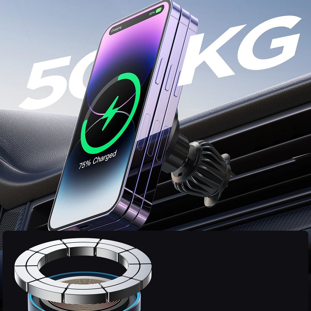 Joyroom Magnetischer Telefonhalter, kabelloses Laden, 15 W, Produktbild 9