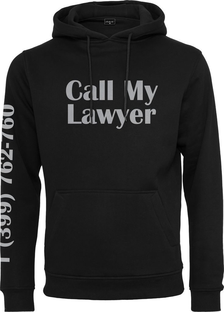 Mister Tee Herren Lawyer Hoody MT791, color:black, groesse herren:XL