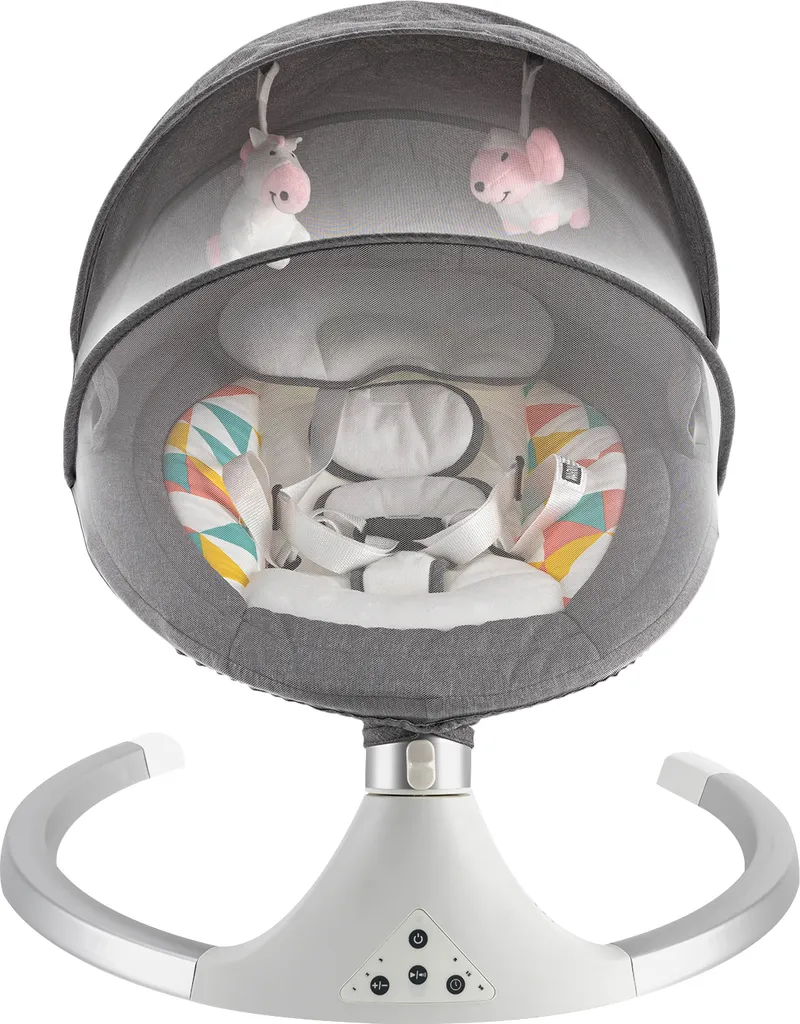 Fauteuil à Bascule Électrique Bébé 15kg avec Minuteur et Bluetooth