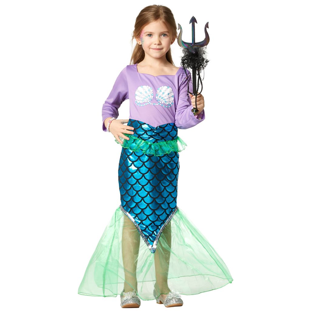 Meerjungfrau Kostüm Kinder Arielle Kinderkostüm Nixe Mädchenkostüm Mermaid 