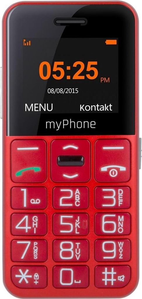 Telefon myPhone Halo Easy Senior červený Obrázek produktu 