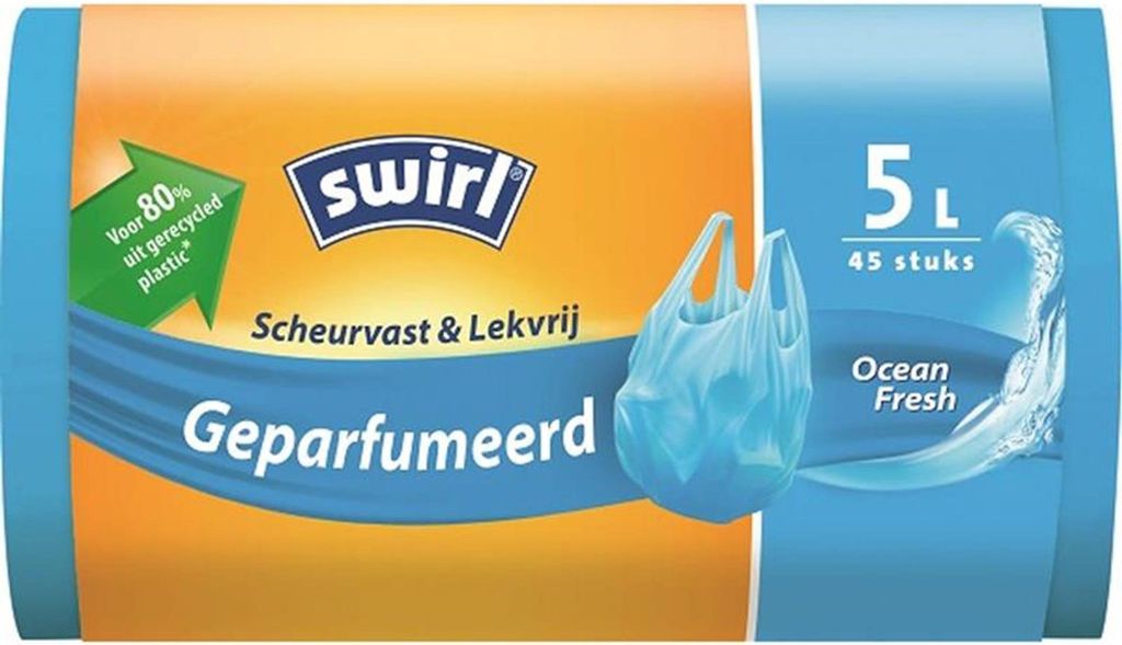 Swirl Tret-Müllbeutel parfümiert 5 l 45 Stück