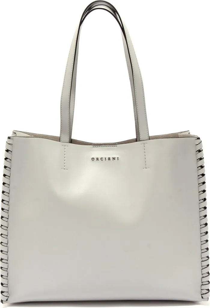Sac à Main Gris Orciani Liberty Mesh Idéal pour le Travail et le Shopping