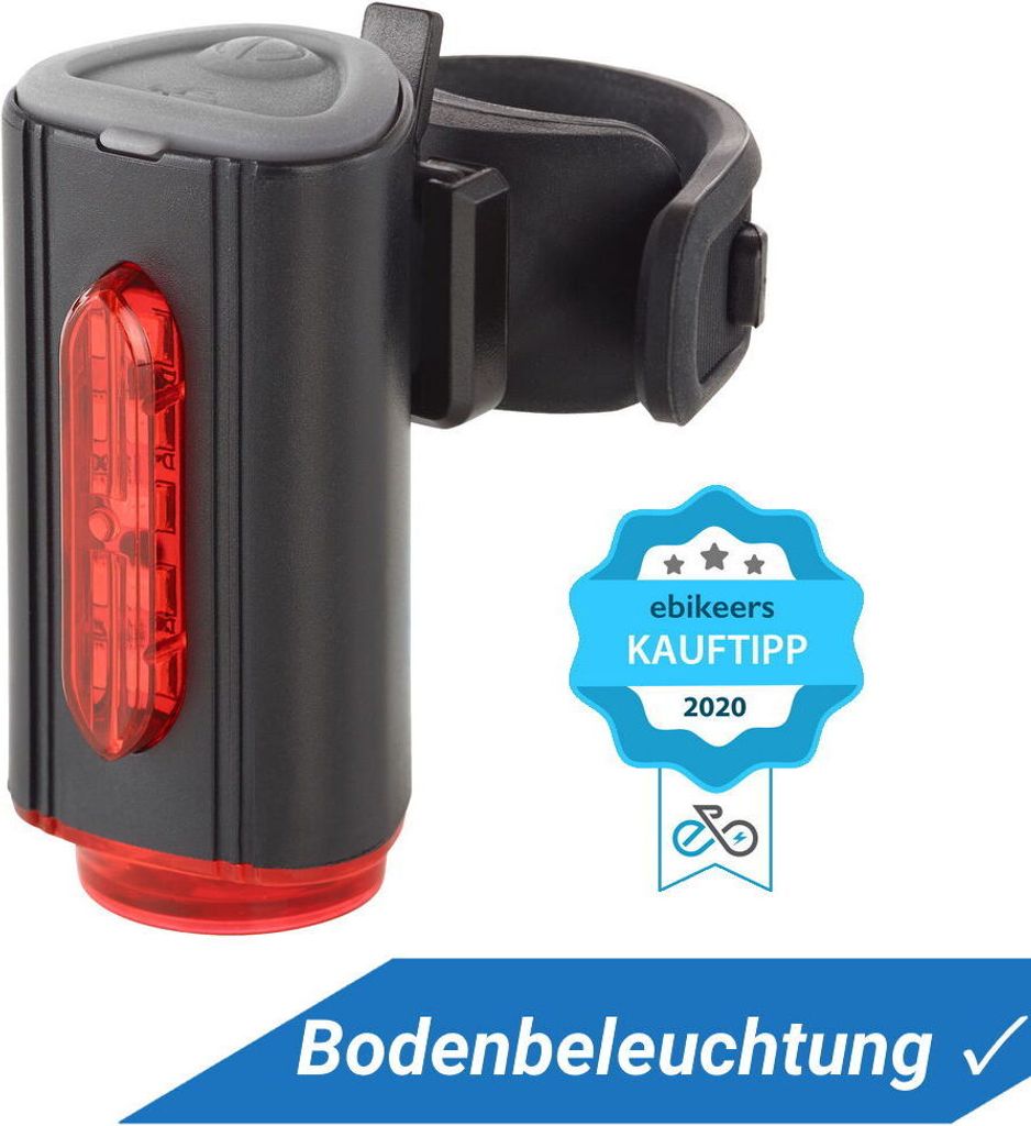FISCHER Akku Rücklicht Twin - mit Bodenbeleuchtung Produktbild 1