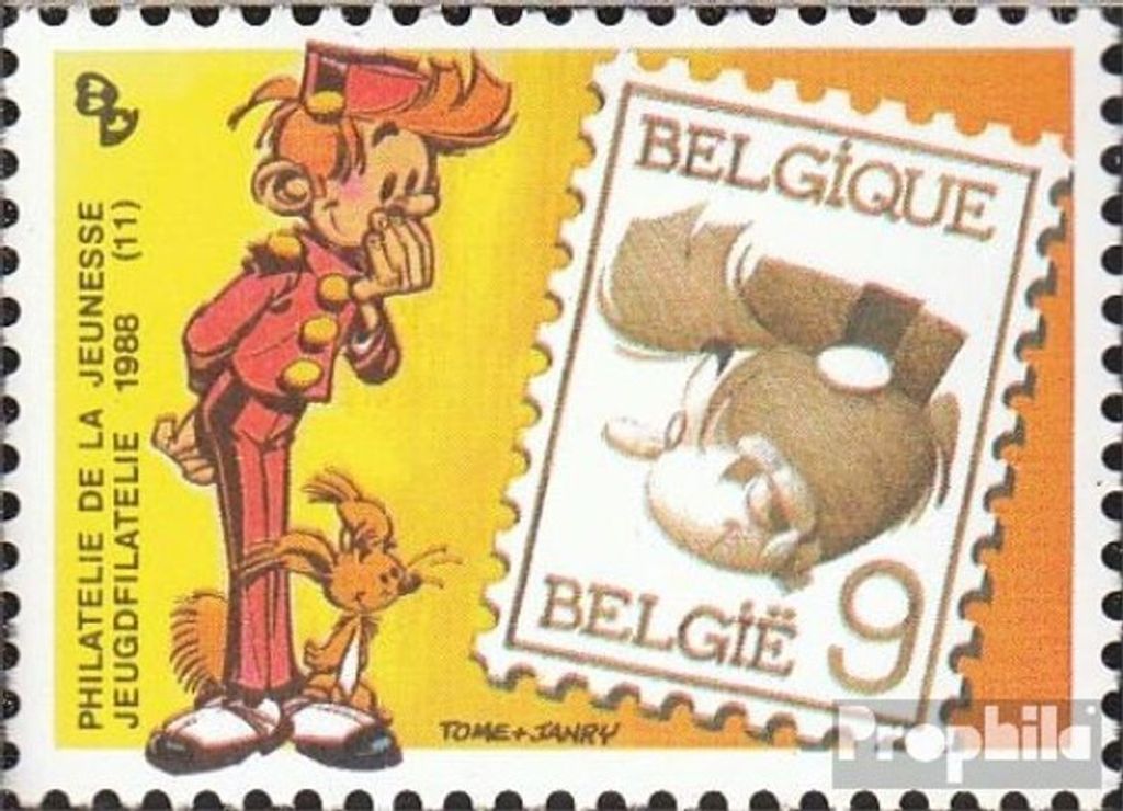 Briefmarken Belgien 1988 Mi 2354 (kompl.Ausg.) postfrisch Jugendphilatelie