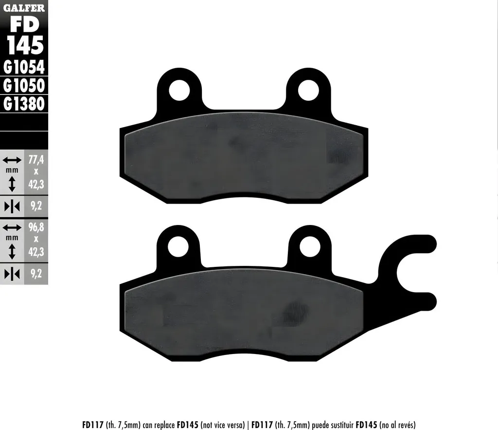 Plaquettes de frein avant anti-bruit pour CF Moto Jet Max 250