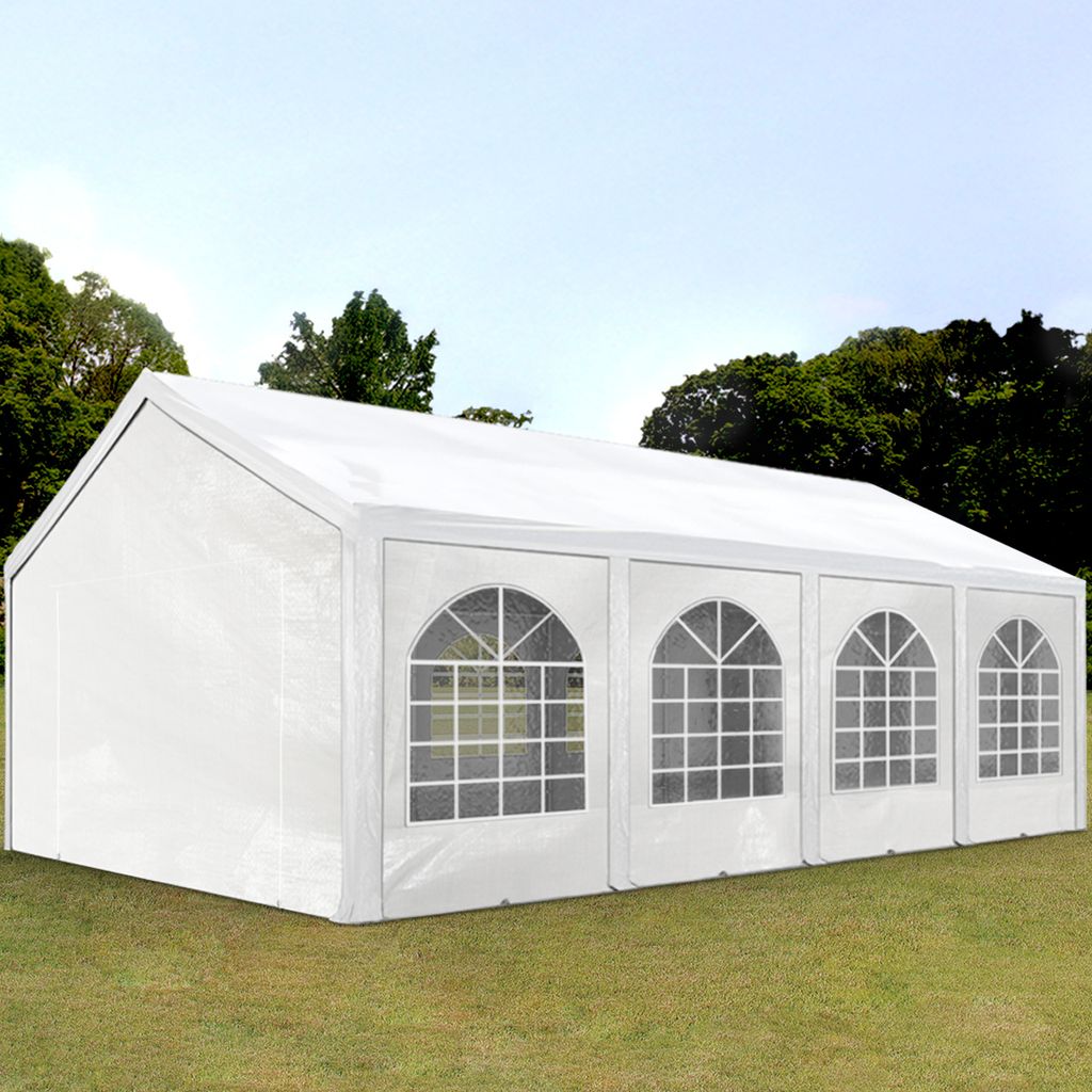 TOOLPORT Hochwertiges Partyzelt 3x9 m Pavillon Zelt PE Produktbild 