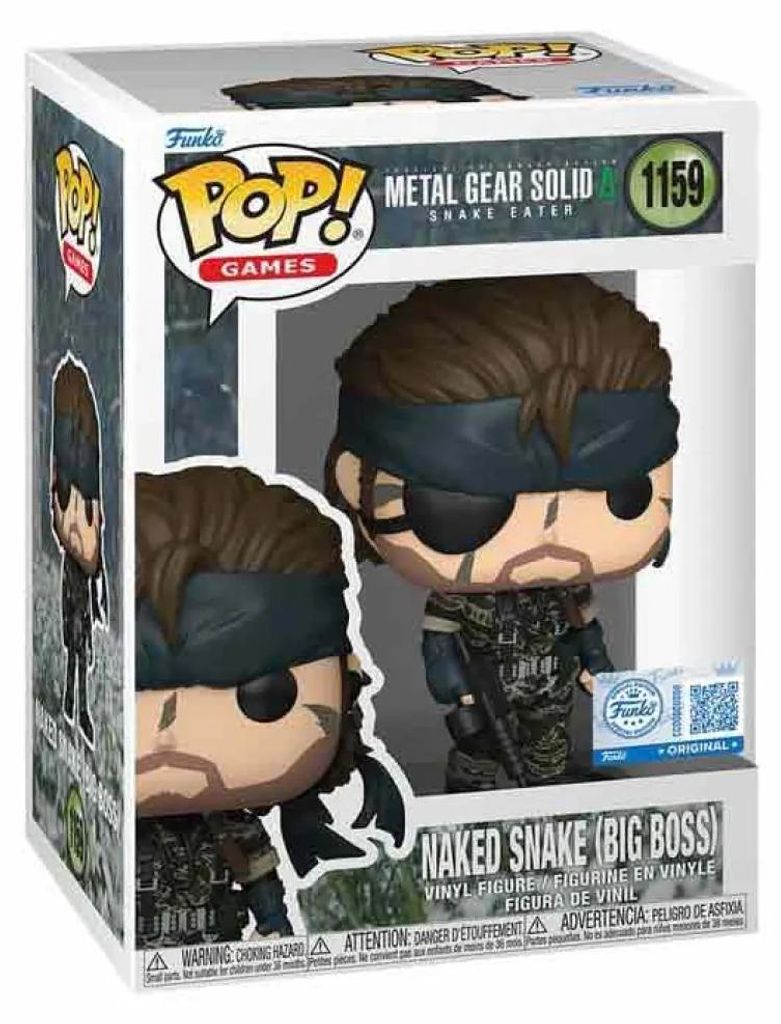 Funko POP Metal Gear Solid 1159 Naked Snake (Big Boss) Zdjęcie produktu 