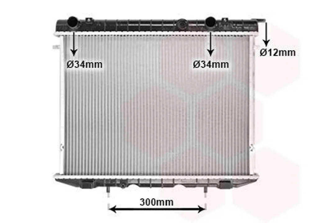 Évitez la surchauffe : Radiateur moteur 37002175 pour Opel Frontera A