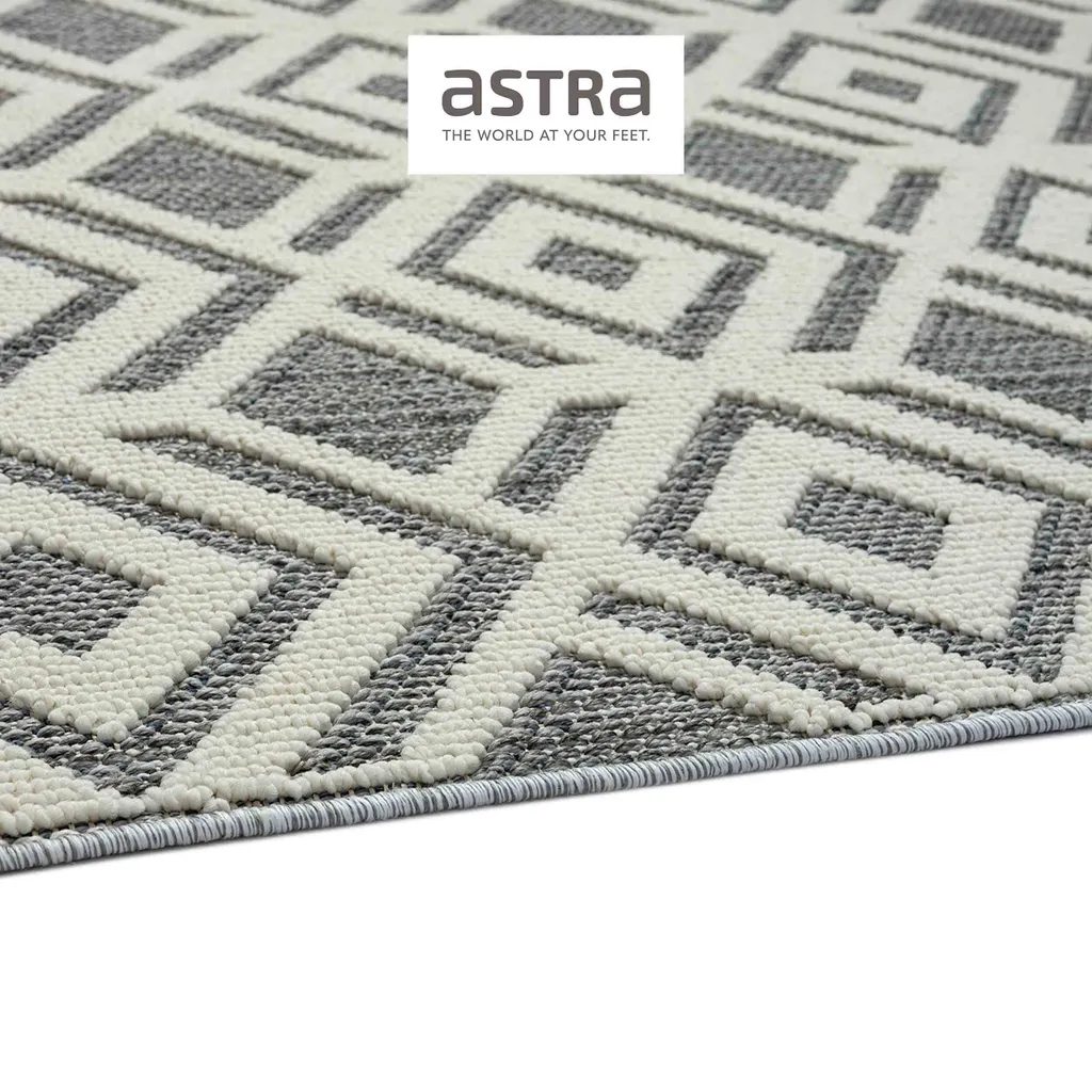 Tapis outdoor crème TREVI Astra 133x190 cm - Résistant UV et humidité - 5