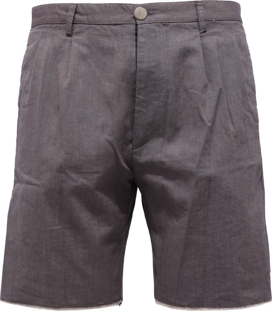 2575Y Bermuda uomo OFFICINA36 grau Baumwolle kurze Hose