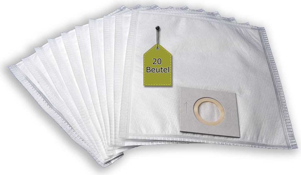 20 Staubsaugerbeutel passend für BLACK & DECKER VB 1600