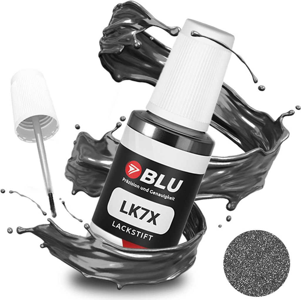 BLU Auto Lackstift Grau kompatibel für Volkswagen LK7X Produktbild 