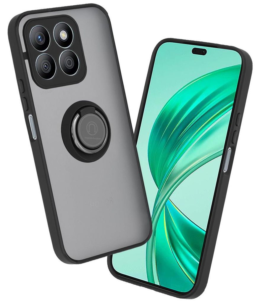 Techsuit Glinth Back Cover Hülle für HONOR X8b - Schwarz