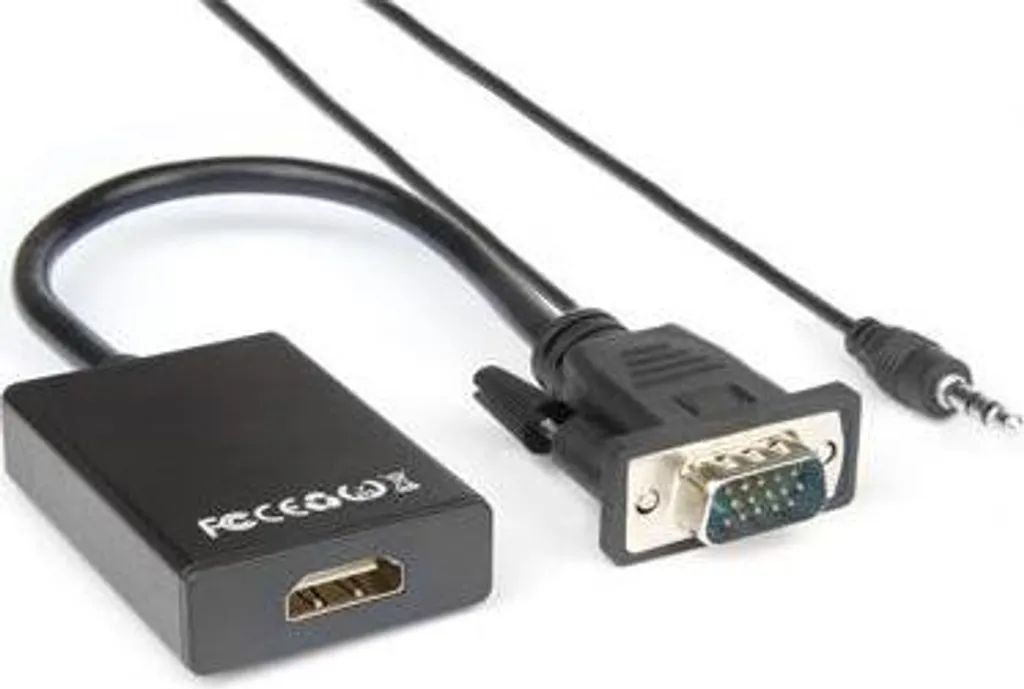 Hamlet XVAVGA-HDMA Adattatore VGA HDMI per Monitor e Proiettori Ufficio