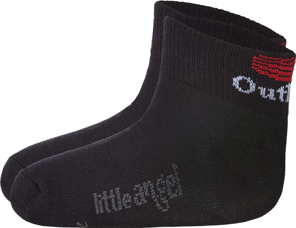 Sneakersocken für Kinder Outlast - Schwarz, 30-34 | 20-22 cm
