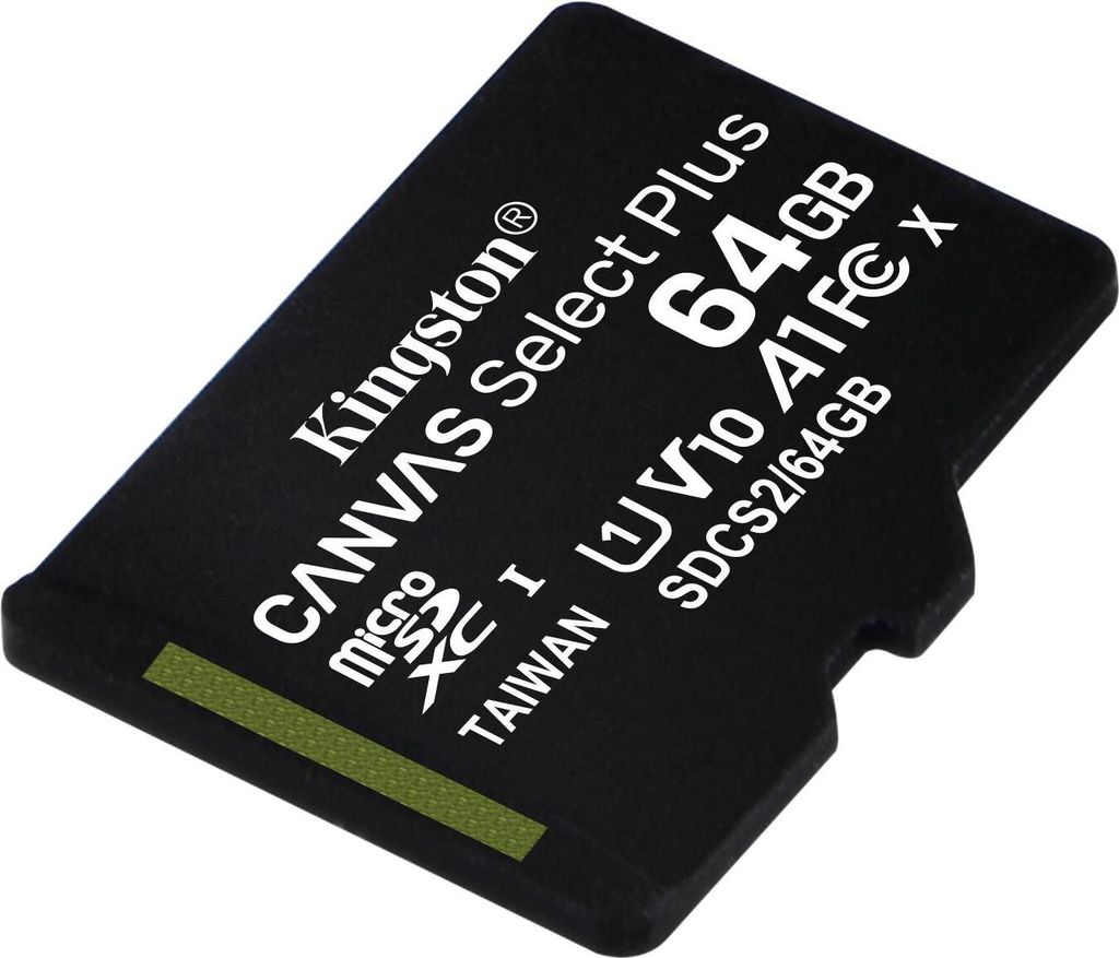 Kingston Technology Canvas Select Plus, 64 GB, MicroSDXC, Zdjęcie produktu 
