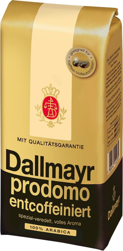 Dallmayr bezkofeinowa kawa ziarnista finest arabica 500g Zdjęcie produktu 