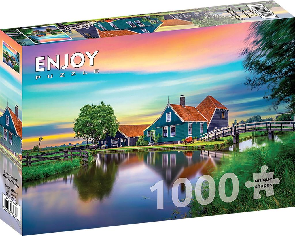 ENJOY Puzzle Bauernhaus in den Niederlanden 1000 Teile Produktbild 