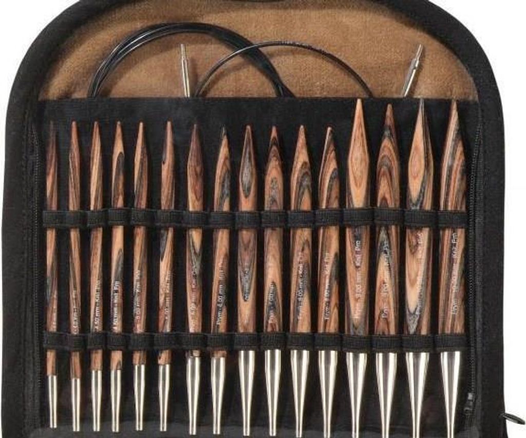PRYM Rundstricknadel Set NATURAL, Ø 4,0-10,0 mm Produktbild 