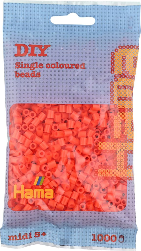 Hama-Perlen Orange 1000Stück, 1Beutel Produktbild 