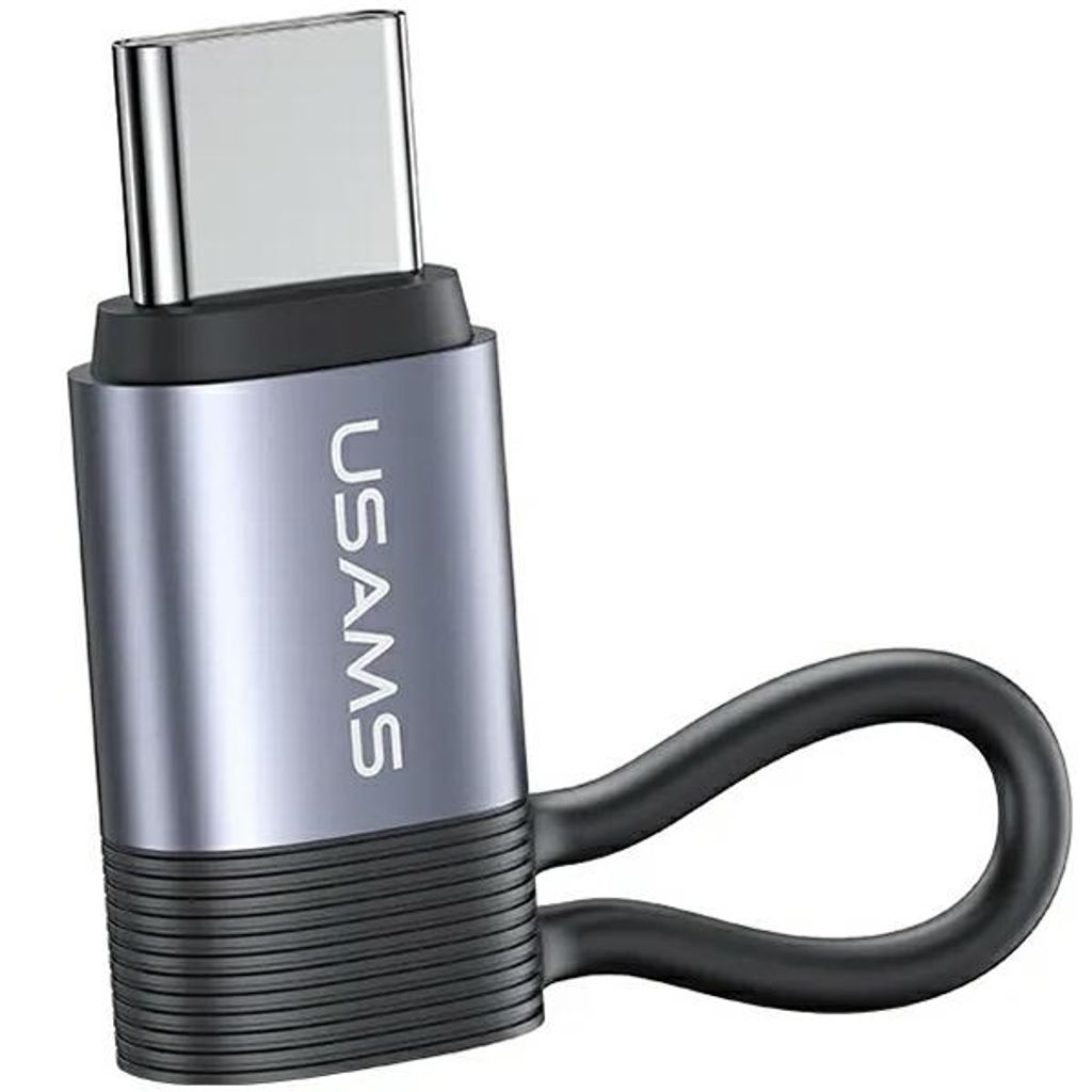 USAMS 30-W-Lightning-Adapter - Schnellladung, Stahl