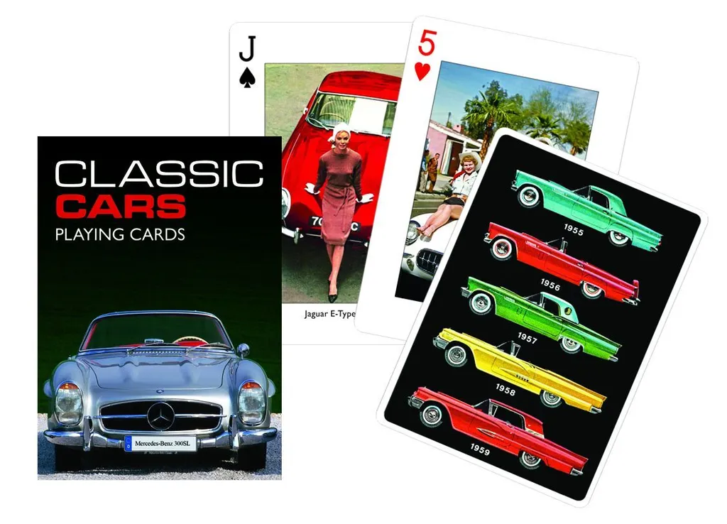 Voiture de collection Karty Classic Cars 1talia en métal poli rouge